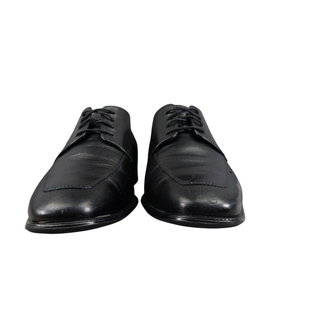 Cole Haan Shoes Mens 8.5 Oxford Classic Formal Leather Black Dress Event Lace Up - Picture 2 of 14